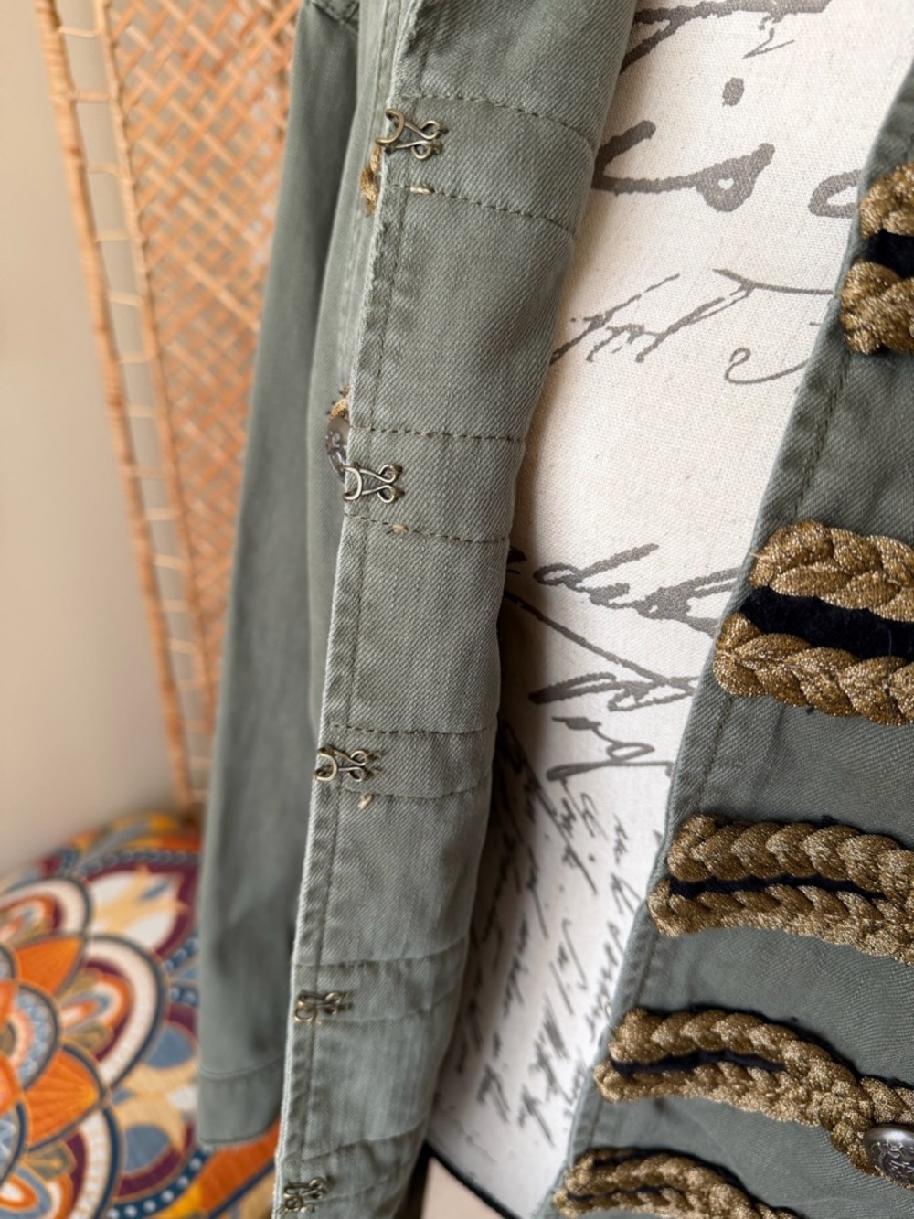 Free People Passenger Jacket Military Army collar - Picture 9 of 16